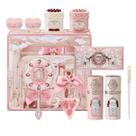 Conjunto de caixas de presente de maquiagem Flower Knows Strawberry Cupid, pacote com 12
