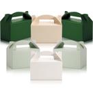 Conjunto de caixas de presente Skygemm Gable, 6x9x9 cm, papel colorido, 24 unidades