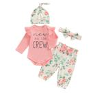 Conjunto de calças florais Clothing mlpeerw Newborn Baby Girl Romper