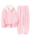 Conjunto de calças Rousytn Girls Fuzzy Fleece, inverno, 9 a 10 anos, rosa claro Conjunto de calças Rousytn Girls Fuzzy Fleece, inverno, 9 a 10 anos, rosa claro