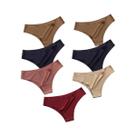 Conjunto De Calcinha De Seda Gelo Sem Costura Sexy Feminino 7 Peças Cintura Baixa Ultrafina Macia Conjunto De Calcinha De Seda Gelo Sem Costura Sexy Feminino 7 Peças Cintura Baixa Ultrafina Macia