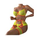 Conjunto de Calcinha e Sutiã de Renda com Bojo - Lingerie Feminina