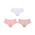 Conjunto De Calcinhas Sexy De Renda Para Mulheres 3PCS Lingerie Confortável E Respirável