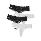 Conjunto De Calcinhas Sexy De Renda Para Mulheres S-XL, G-string, Lingerie, Roupa Íntima Feminina