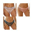 Conjunto De Calcinhas Sexy Em Renda Para Mulheres, G-String De Cintura Baixa, Lingerie Transparente