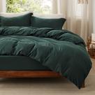 Conjunto de Cama Bedsure Queen Size com Capa de Edredom e Lençol com Elástico