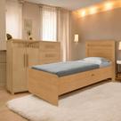 Conjunto de Cama com Colchão e Cômoda para Quarto Naturalle