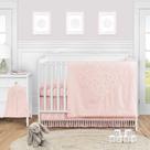 Conjunto de cama de berço Sweet Jojo Designs Pink Boho Bohemian Girl