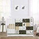 Conjunto de Cama de Berço Sweet Jojo Designs - Verde/Bege Deer Camo