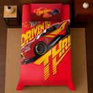 Conjunto de cama de solteiro 2 peças Hotwheels Lençol e fronha