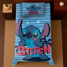 Conjunto de cama de solteiro 2 peças Stitch 1 Lençol e fronha