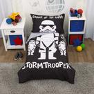 Conjunto de cama Disney Star Wars Storm Trooper de 4 peças para criança