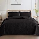 Conjunto de Cama Edredom Whale Flotilla Queen 244x229 cm Preto