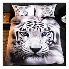 Conjunto de cama Homebed White Tiger Full Size 3D Animal Print Conjunto de cama Homebed White Tiger Full Size 3D Animal Print