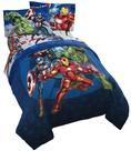 Conjunto de cama Jay Franco Marvel Avengers completo com edredom e lençol