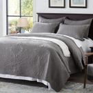 Conjunto de cama king size Anluoer Grey Lightweight Microfiber