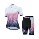 Conjunto De Camisa De Ciclismo Feminina De Manga Curta RXKECF pro 2023, Kit De Roupas Esportivas Conjunto De Camisa De Ciclismo Feminina De Manga Curta RXKECF pro 2023, Kit De Roupas Esportivas
