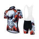 Conjunto De Camisa De Ciclismo Masculina De Verão, Manga Curta, Uniforme De Bicicleta Mtb, Roupa De