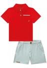 Conjunto de Camisa Polo em Meia Malha LucBoo