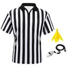 Conjunto de camisas de árbitro WERFORU Zipper Whistle Penalty Flag Conjunto de camisas de árbitro WERFORU Zipper Whistle Penalty Flag