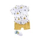 Conjunto de Camisas de Manga Curta para Bebê - Estampa Pirâmide - Roupas de Verão