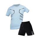 Conjunto De Camiseta De Fitness De Secagem Rápida De Manga Curta Para Homens plus Size 2/4/6 Peças Conjunto De Camiseta De Fitness De Secagem Rápida De Manga Curta Para Homens plus Size 2/4/6 Peças