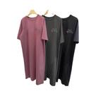 Conjunto De Camiseta De Verão De Manga Curta plus Size E Saia Midi, Moda Casual Feminina Com Estampa