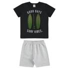 Conjunto de camiseta e Bermuda marca BGR tamanho 03