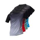 Conjunto De Camisetas Masculinas De Secagem Rápida Com Manga Curta Em Gradiente Multicolorido Estilo Conjunto De Camisetas Masculinas De Secagem Rápida Com Manga Curta Em Gradiente Multicolorido Estilo