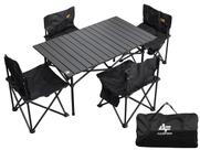 Conjunto de Camping Albatroz Fishing Mesa Dobrável + 4 Cadeiras - TZ-005