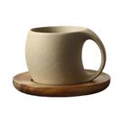 Conjunto De Caneca De Café De Cerâmica De 220ml Com Prato KEMORELA Simples Para Água, Leite, Bebida