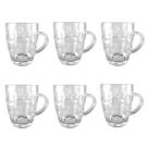 Conjunto de Caneca de Vidro 6 Peças