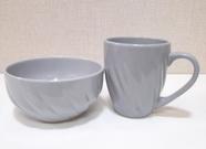 Conjunto de Caneca E Bowl Cerâmica