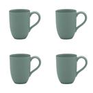 Conjunto de Canecas 04 Peças Flat Pacífico 350 ml Oxford