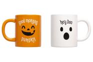 Conjunto de canecas de café Pearhead Halloween Fall Pumpkin Ghost 390ml