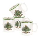 Conjunto de canecas Spode Christmas Tree 4 Holiday 270 ml em grés