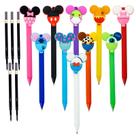 Conjunto de canetas APQA Mouse Head Character Ears, 10 unidades com recargas