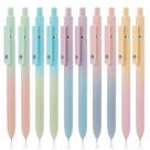 Conjunto de canetas de gel FIOVER, tinta preta, 0,7 mm, ponto médio, 10 unidades