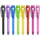 Conjunto de canetas de tinta invisível JIMMIDDA, 8 peças de brinquedo infantil com luz UV