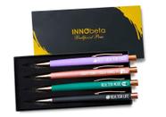 Conjunto de canetas esferográficas InnoBeta Realtor Gifts para mulheres x4
