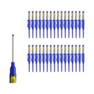 Conjunto De Canetas Marcadoras De Ponta Longa De 45mm Para Carpinteiro, 4-60 Peças, Para Furos