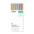 Conjunto de Canetas Metálicas Cricut Joy 1,0 mm 6 Unidades