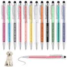 Conjunto de canetas Sabary Pet Lovers, caneta esferográfica de 12 peças para cães e gatos