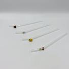 Conjunto de Canudos em Vidro Mix de Frutas Transparente - 5 peças