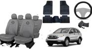 Conjunto de capa couro CRV 95-12 +tapete luxo
