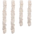 Conjunto de capa de cordão Queekay 4 em tecido de 1,2 m e 1,8 m para candelabro