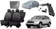 Conjunto de Capa de Couro CRV 95-12 Design Sofisticado para Seu Carro