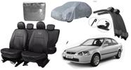 Conjunto de Capa de Couro + Limpador de Parabrisa + Capa de Cobrir para Honda Civic