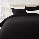 Conjunto de capa de edredom Amazon Basics Lightweight Microfiber Black