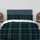 Conjunto de capa de edredom BaoNews Buffalo Plaid Tartan 100% algodão duplo